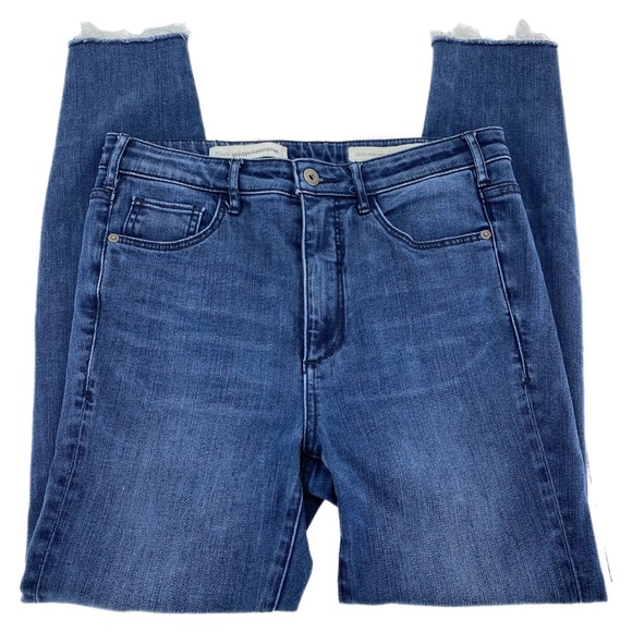 Pilcro and the Lettepress Blue Ultra High-Rise Skinny Denim Jeans - Picture 2 of 8